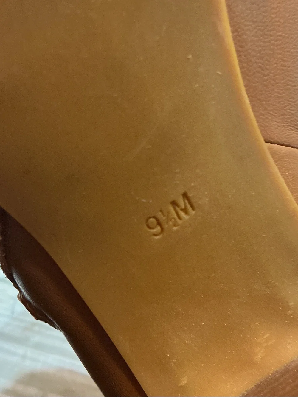 Michael Kors Brown Leather Ankle Booties with Side Zip